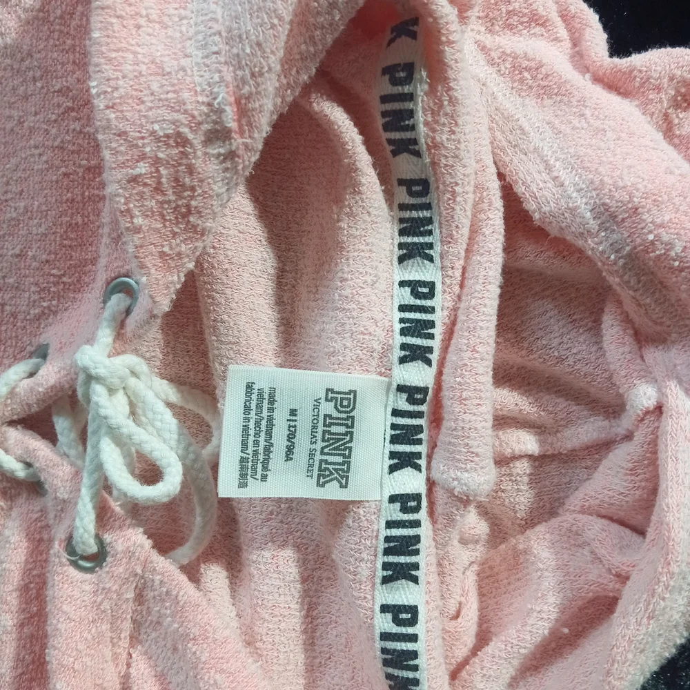 PINK Victoria's Secret Blush Lace-Up Hoodie - Picture 2 of 3